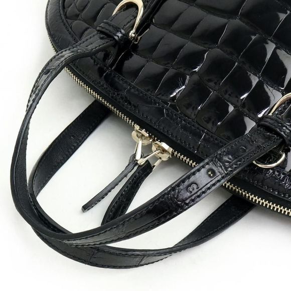 Gucci Crocodile Leather Handbag Black - Picture 11 of 13